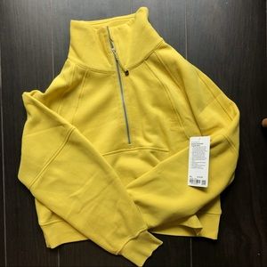 Lululemon | Soleil Scuba oversized half zip Funnel Neck NWT